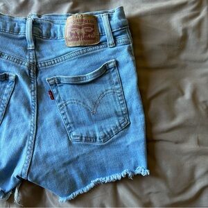 Levi's Light Blue Jean Shorts